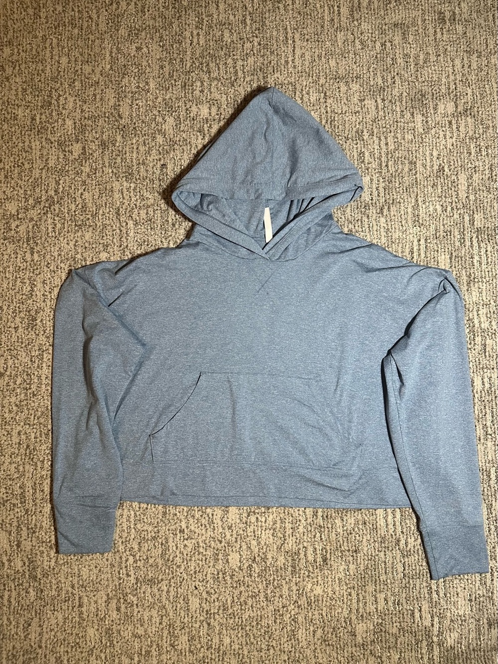 Fabletics Cloud Jersey Cropped Hoodie